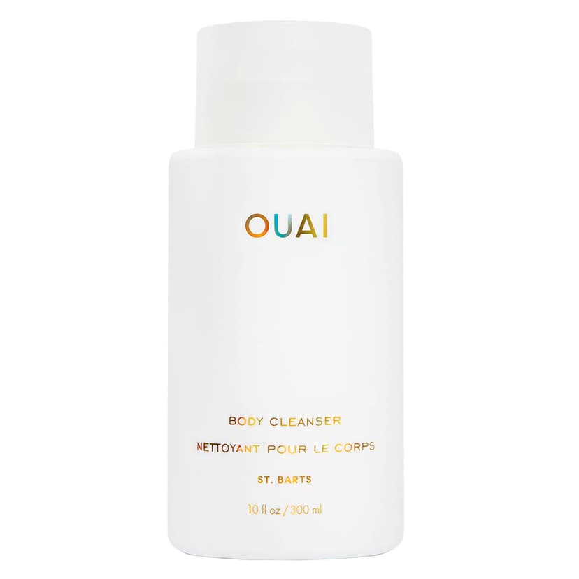 OUAI Body Cleanser, St. Barts - Foaming Body Wash with Jojoba Oil and Rosehip Oil to Hydrate, Nurture, Balance and Soften Skin - Paraben, Phthalate and Sulfate Free Skin Care Products (10 Fl Oz)