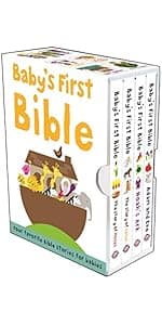 Baby's First Bible Boxed Set: The Story of Moses, The Story of Jesus, Noah's Ark, and Adam and Eve (Bible Stories)