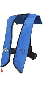 HWAYAN Automatic Inflatable Life Jacket | Inflatable PFD Jackets for Adults|Kayak Life Vest | for Outdoor Water Sports | Fishing Sailing | Jet Skiing | Supports up to 330 lbs