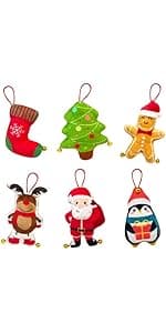 Cat Christmas Stocking, 10 Pack Gifts for Christmas, Interactive Feather Toy with Catnip, Cat Ball Toys, Crinkle Balls, Mice Toys for Indoor Cats & Kitten