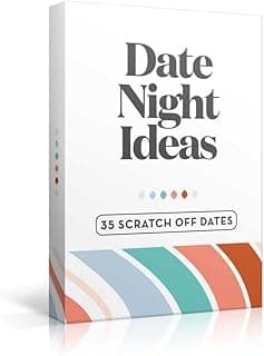 Romantic & Fun Scratch Off Date Night Ideas Card Game, Perfect Couple Gifts for Her or Him, Couple Gifts for Boyfriend, Girlfriend, Wife, Husband, Engagement, Birthday or Anniversaries