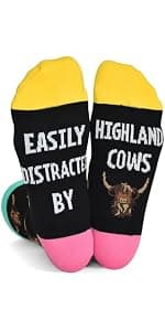 GOLIN Women Funny Crew Socks, Novelty Casual Socks Holiday Gifts Giving B0D1MQ2K3M