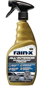Rain-X 620236SRP Leather Cleaner Conditioner & Repellent for Car Interiors, Cleans + Repels while Moisturizing, Restores Leather to Natural, Fresh Scent without Residue 16 Fl Oz.