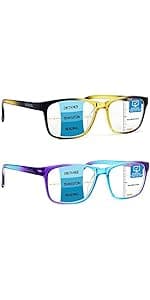 K KENZHOU Blue Light Glasses for Woman Men Bluelight Blocking Glasses for Computer Gaming Phones,Anti Eye Strain & UV Glare