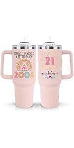 60th Birthday Gifts for Women Her, Cool 1965 60 th Birthday Gifts for Woman Turning 60 Year Old, 60th Birthday Decorations for Women Mom, 60th Birthday Gifts Ideas, 60 and Fabulous 40oz Tumbler Cup
