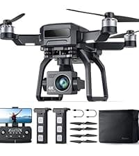 Bwine F7GIM 6K Photo Drone with Camera for Adults, 3-Axis Brushless Gimbal, 4K/30fps Video, GPS Smart Control, Plus 70Mins Flight Time, 10000Ft FPV Digital Transmission and TOF Safety Support