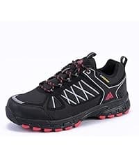 Queday Waterproof Hiking Shoes Mens Lightweight Walking Shoes Daily Hike Trekking Trail Outdoor Camping Climbing