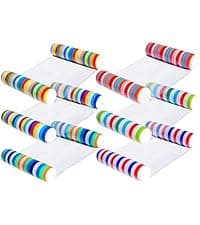 FindUWill Pool Floats Chairs Adult - 2 Pack 65'' x 42'' Large Pool Float Chairs, Inflatable Pool Lounger with Cup Phone Holder, Backrest, Footrest, Tanning Pool Lounge