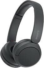 Sony WH-CH520 Wireless Headphones Bluetooth On-Ear Headset with Microphone and up to 50 Hours Battery Life with Quick Charging, Black