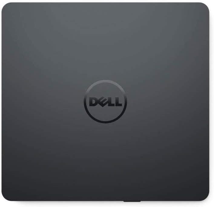 Dell USB Slim DVD +/- RW Drive DW316 - Plug and Play, 8 Watt Power Consumption, Windows 11 or below - Black