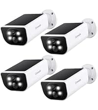 Cinnado 2K Home Security Cameras-2.4Ghz WiFi Indoor Camera with 360° Motion Detection for Pets/Nanny/Baby/Dog, 2 Way Audio, 24/7 SD Card Storage, Cloud Storage, Works with Alexa & Google Home, D1 4P
