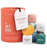 The solution to artist's block – Roll to decide what to draw or paint – Fun, Unique Gift for Artists of All Levels Two Tumbleweeds Art Dice - Drawing & Painting Prompts, Set of 9 dice B0BKTNJ24Z