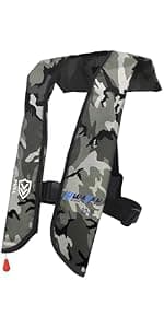 HWAYAN Automatic Inflatable Life Jacket | Inflatable PFD Jackets for Adults|Kayak Life Vest | for Outdoor Water Sports | Fishing Sailing | Jet Skiing | Supports up to 330 lbs