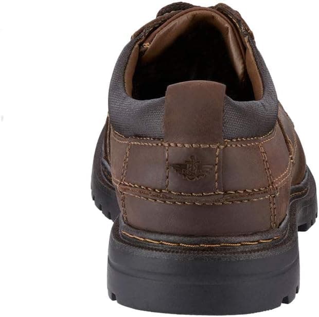 DOCKERS Mens Overton Leather Rugged Casual Oxford Shoe with Stain Defender - Wide Widths Available