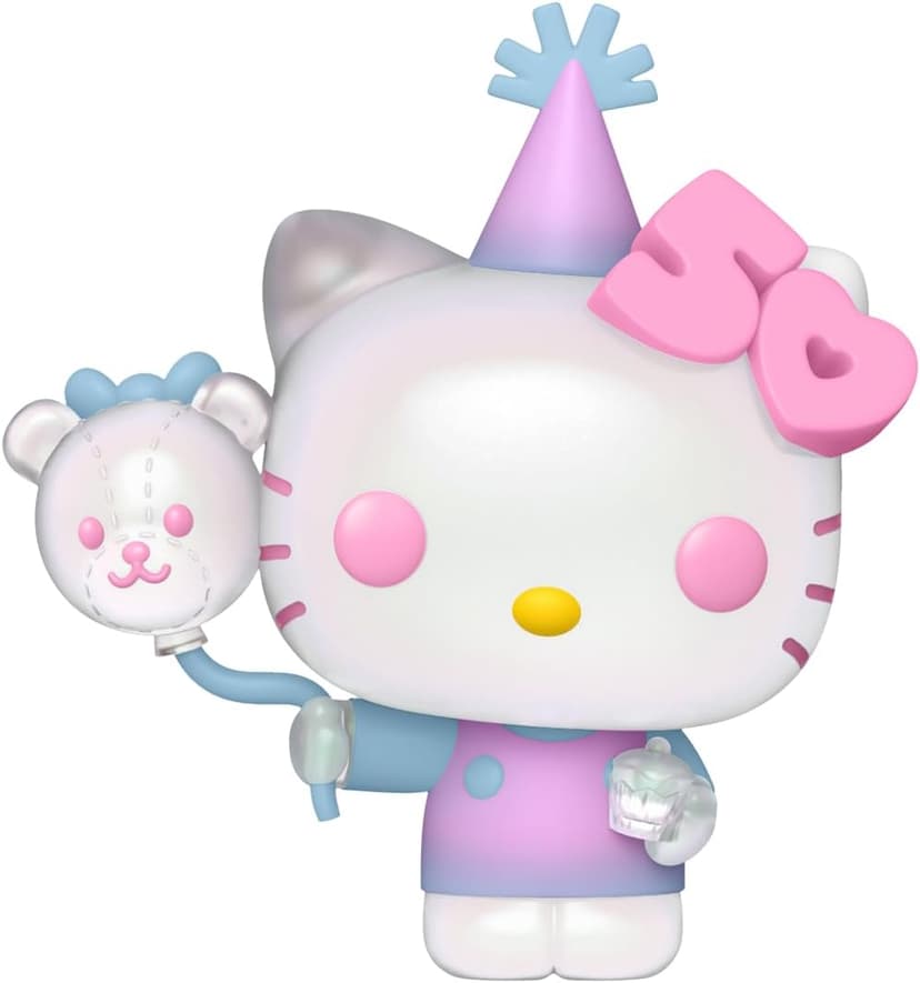 Funko POP! Sanrio: Hello Kitty 50th - Hello Kitty with Balloons - Collectable Vinyl Figure - Gift Idea - Official Merchandise - for Kids & Adults - Anime Fans - Model Figure for Collectors