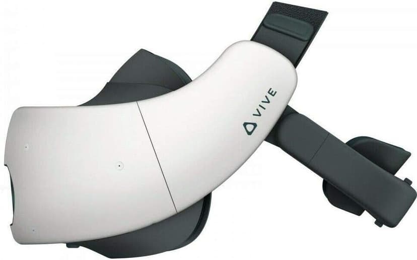 HTC Vive Pro Focus Plus 6DOF VR Headset in Almond White Bundle Including VR Headset, Controllers, face Cushion, QC 3.0 Charger and USB Type-C Cable