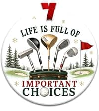 50 Years of Marriage Keepsake, Ceramic Hanging Decorations for Parents, Husband, Wife, Him and Her, 1976-2026 Gift Ideas 50th Wedding Anniversary Ornament, Golden for Couple B0HC1Q6BND