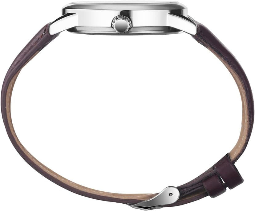 Kakabi Watch for Men, Easy Reader Unisex Analog Quartz Waterproof Wristwatch with Date and Leather Band, Casual Simple Fashion Mens Watches Gift