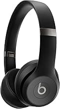 Beats Solo 4 - Wireless On-Ear Bluetooth Headphones, Up to 50-Hour Battery Life, Ultra-Lightweight Comfort, Powerful and Balanced Sound, Apple & Android Compatible - Matte Black