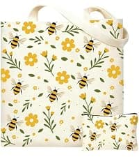 Cute Gifts for Dog Lover, Dog mom Gift Reusable Grocery Beach Shopping Bag for Women, Birthday Gift for Mom Daughter Friends Sisters Who Loves Dogs