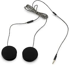Motorcycle Helmet Headset Motorcycle Headphones, Universal Racing Helmet Speakers for Motorcycle, Wired Sports Headset Helmet Earphone with 3.5mm Male Connector