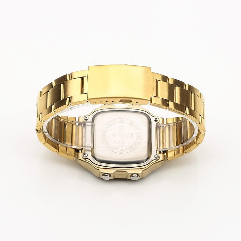 FANMIS Men's Luxury Digital Quartz Waterproof Wrist Watches Dual Time Countdown Alarm Stopwatch Backlight Multi-Function Watch