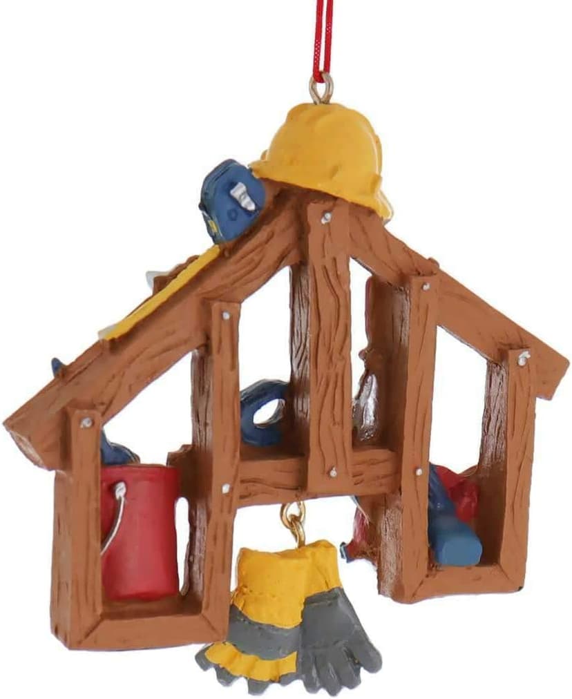 Kurt Adler Construction Tools Resin Xmas Ornament