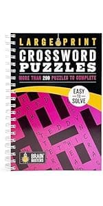 Large Print Memory Puzzles: 175+ Puzzles and Activities for Adults to Exercise Memory and Improve Focus - Includes Spiral Bound / Lay Flat Design and ... Font for Easy Reading (Brain Busters) 1646385039
