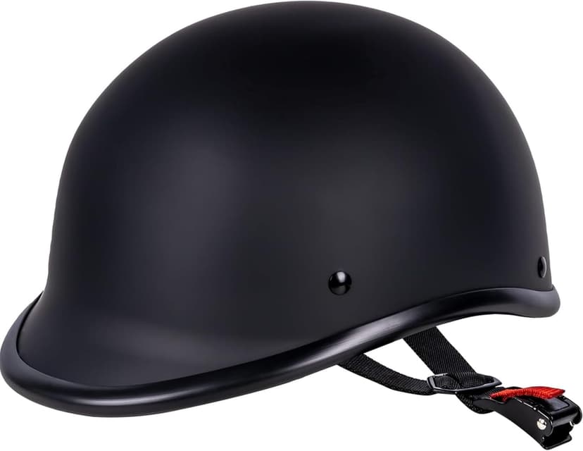 Retro Style Motorcycle Half Helmet - Classic Design Half Motorcycle Helmet, DOT Certified