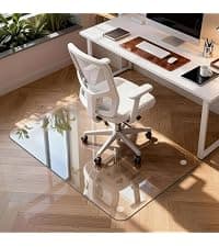 Winado Office Chair Mat, 36"x48" Non-Slip Under Computer Desk Chair Carpet Floor Protector, Heavy Duty Clear Plastic Chair Mats for Rolling Gaming and Work Chairs (Carpet 90 * 120 * 0.2cm with Lip)