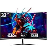 Gawfolk 34 Inch Ultrawide Curved Gaming Monitor, 1500R PC Screen UWQHD 3440x1440, 165hz Curved Computer Screen with FreeSync, Multi-Directional Adjustable Base