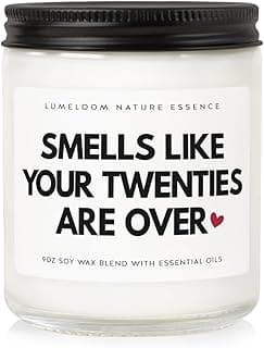 Funny 30th Birthday Gifts for Women Unique, 9oz Lavender Scented Soy Wax Candle, 1995, 30th Birthday Decorations for Her, Him, Women, Men, Wife, Sister, Friends, Daughter, Cool Gifts