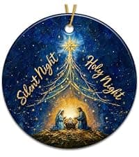 50 Years of Marriage Keepsake, Ceramic Hanging Decorations for Parents, Husband, Wife, Him and Her, 1976-2026 Gift Ideas 50th Wedding Anniversary Ornament, Golden for Couple B0HC1Q6BND