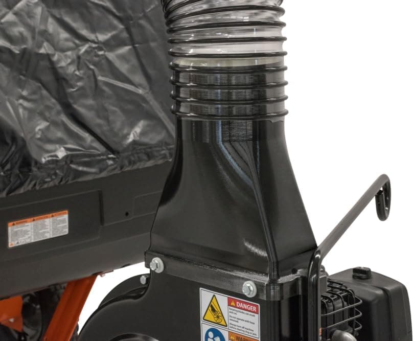 Agri-Fab 45-0630 Large Capacity 29 CU FT Soft Top Mow-N-Vac, Tow Behind Lawn Vacuum, Leaf Vacuum, Gas Powered, Easy Single Lever Dumping