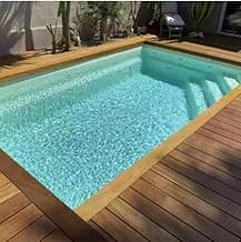 Portable Swimming Pool Easy to Set up and Perfect for Backyard funcustom Large Big Size 5.85 X 2.2m Private Luxury Swim Pool frp Shell Design piscinas inground Fiberglass Outdoor Swimming Pools
