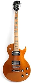 Fojill Solid Body Full Size 39 Inch LP Electric Guitar Roasted Canadian Maple Neck Fretboard Mahogany Body Stainless Frets