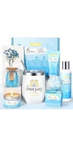 Birthday Gifts for Women, Happy Birthday Gift Basket for Women, Unique Woman Birthdays Gift Box for Her Mom Sister Wife Girlfriend Coworker Bestie Female Friendship Best Friend Employee Gifts Ideas