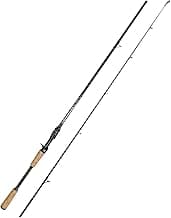 Jenseits 2Piece Carbon Fiber Spinning & Casting Fishing Rod, Ultra-Sensitive Lightweight, Stainless Steel Ceramic Guides, Cork & EVA Handle, Fast & Extra Fast Action, Bass Trout Freshwater Fishing Rod