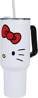 Bioworld Hello Kitty 40 Oz. Stainless Steel Tumbler With Leak-Proof Lid