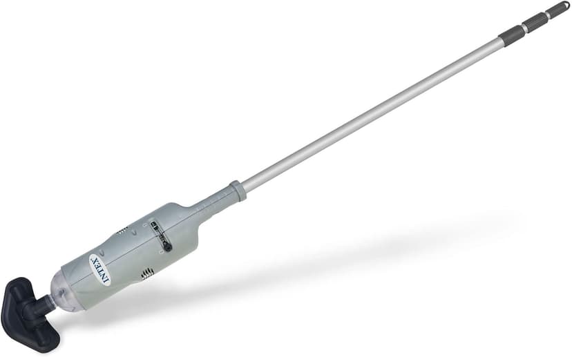 Intex Handheld Pool Vacuum Cleaner Rechargeable 94 Inch Telescoping Shaft and 2 Interchangeable Brush Heads for Above Ground Swimming Pool and Spa