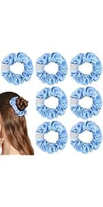 Semato Bachelorette Party Favor Set - Bride & Bridesmaid Spa Headbands (1 Bride + 7 Blue)