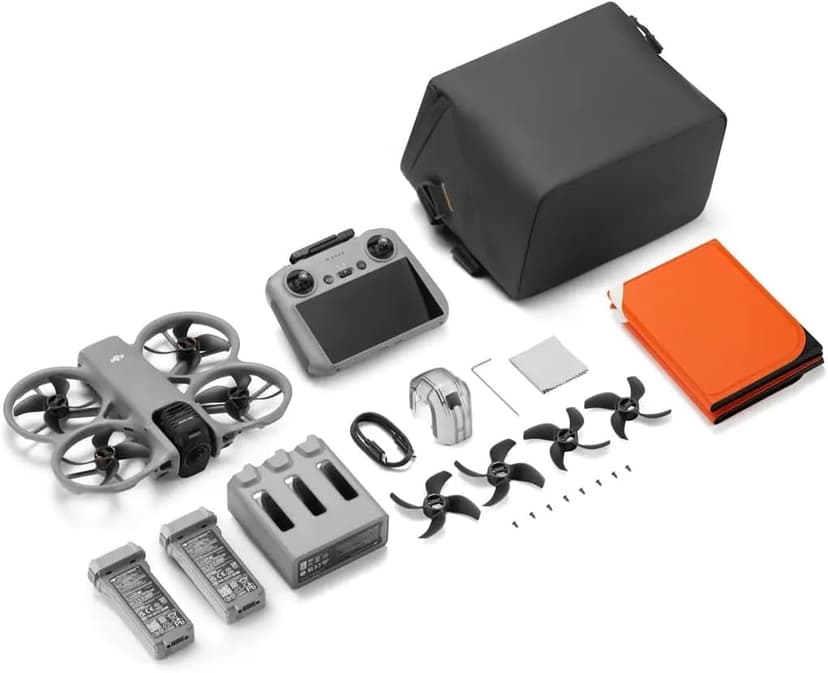DJI Avata 360 Fly More Combo (RC 2), 360° Drone With 1-Inch 8K 360° Imaging for FPV & Aerial Filming, 360° Camera Drone With Propeller Guard. Includes RC 2 for Precise Control and Three Batteries, 1 year NYC Care Plan and more