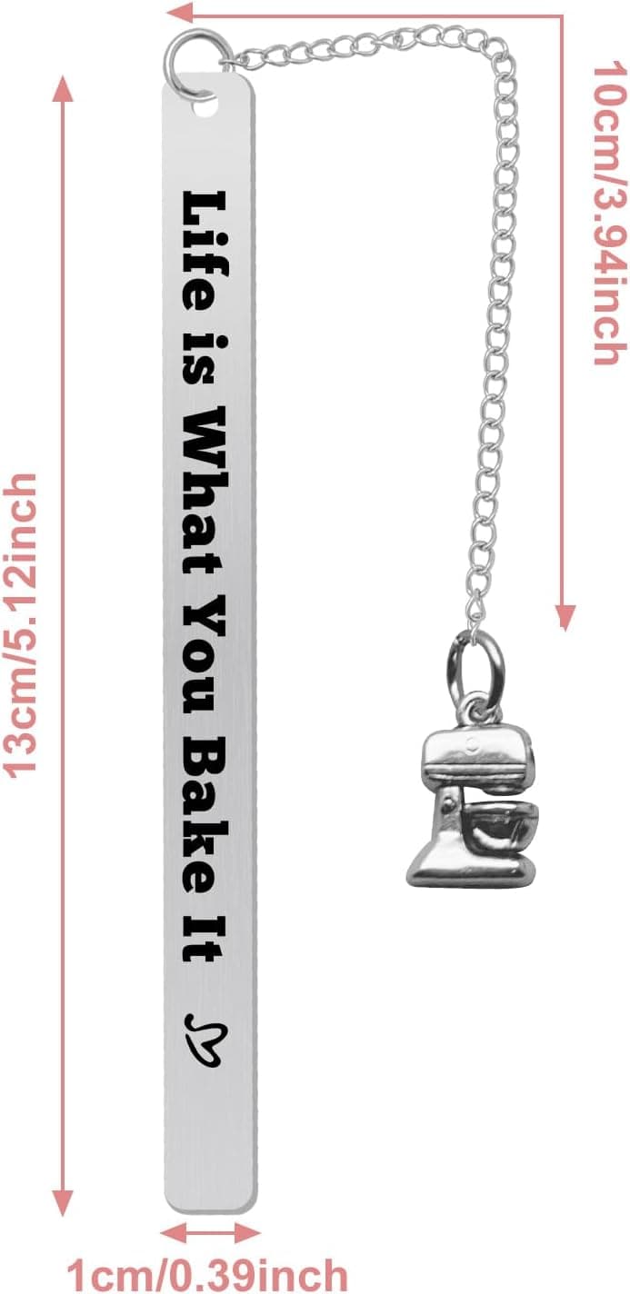 Baker Gift Bookmark for Baking Lover, Culinary Student, Pastry Chef - Bake Gifts for Women, Culinary School Graduation B0C9PFFTXP