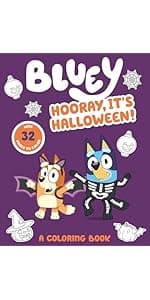 Bluey: Hooray, It's Halloween!: A Coloring Book