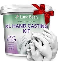 Luna Bean Hand Casting Kit – The Original Hand Mold Kit for Couples – Birthday Gifts, Bridal Shower, Wedding, Engagement Gifts for Her Him Anniversary for Men Women Wife Husband Boyfriend Girlfriend