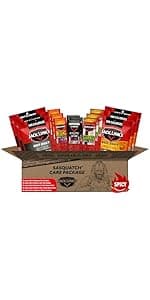 Jack Link’s DUOs Gift Box – Includes Beef Jerky, Chicken & Tender Bites, & Sticks, Great Protein Gifts for Dad, Men or Meat Lovers, Ideal for Holidays & More – 11-Piece Beast Snack Variety Pack