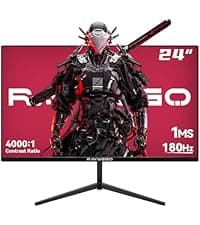 Raywego 34-Inch Curved Gaming Monitor UWQHD 3440 x 1440 Up to 165Hz Curved 1500R - PIP/PBP, 1ms(MPRT), HDR, 300nits, sRGB 99%, DCI-P3 95%,FreeSync,HDMIx2,DP1.4 x2 (DP Cable Included)
