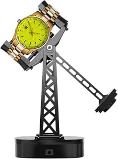 FEICHONGHO Single Watch Winder for Automatic Watches,Timer Shutdown,Adjustable Speed,Self Winding Turner,Rotating Device