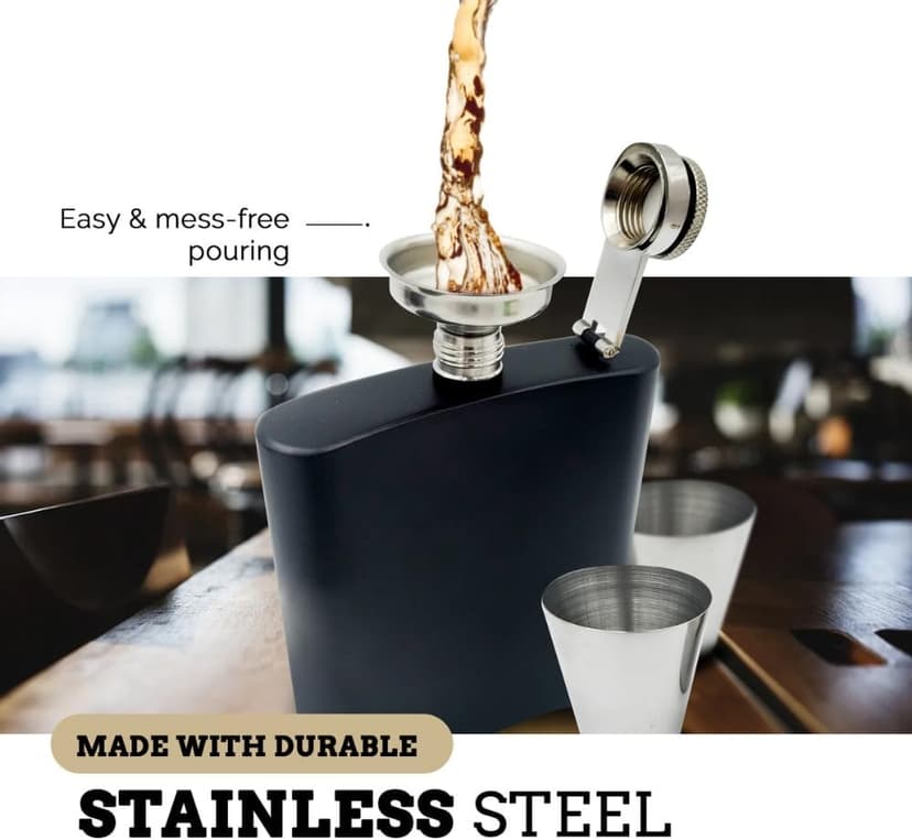 Son in Law Gifts Funny Flask, Son in Law Gifts from Mother in Law, Son-in-Law Present on Wedding Day, Presents for Daughters Boyfriend, from Father in Law, (My)