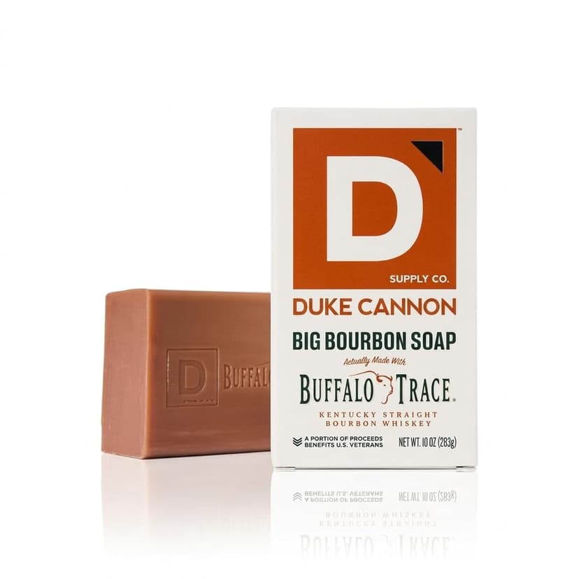 Duke Cannon Supply Co. Extra Large Bar Soap - Men's Natural Bar Soap With A Masculine Scent - Big American Bourbon Scented - All Skin Types - Hydrating Big Brick of Soap - Bourbon,10 oz B0DVMHBV8Q
